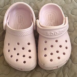 CROCS Kids Light Pink Clogs